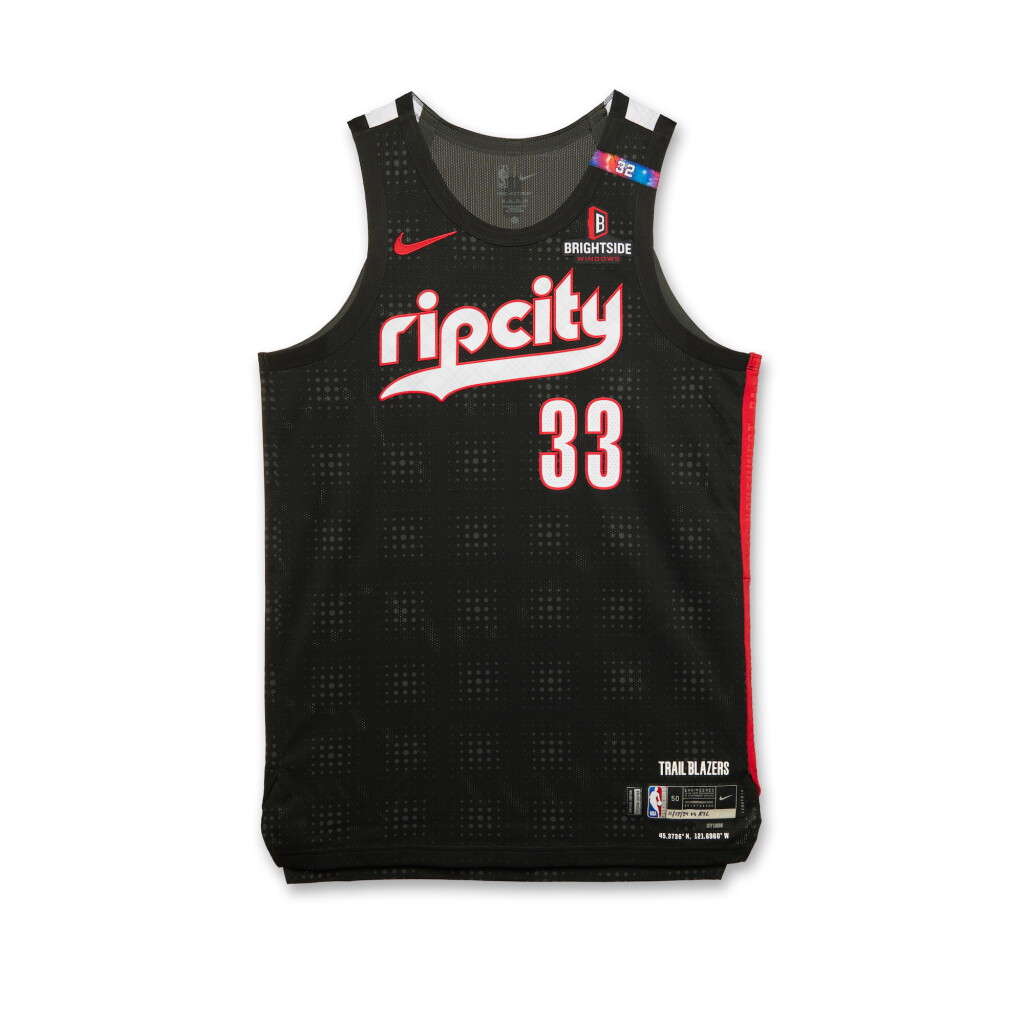 View full screen - View 1 of Lot 170. Toumani Camara Portland Trail Blazers 2024-2025 Game Issued City Edition Jersey | Probable Wear.