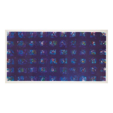 View full screen - View 1 of Lot 196. SAM FRANCIS | LA NOTTE (NIGHT) (L. I.100).