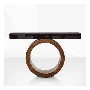 View full screen - View 1 of Lot 170. "Anneau" Console Table, Model No. 206.