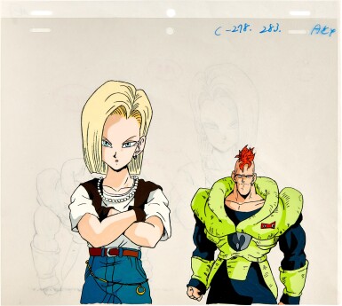 Android 16 And 18 Animation Cel With Douga 人造人16號和18號賽璐璐 附線稿 Contemporary Showcase Anime Go 21 Sotheby S Android 16 And 18 Animation Cel With Douga 人造人16號和18號賽璐璐 附線稿 Contemporary Showcase Anime Go 21 Sotheby S
