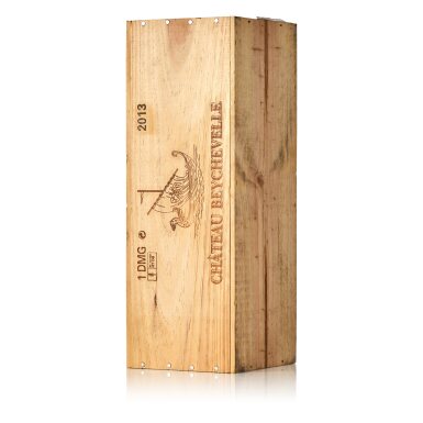 View full screen - View 1 of Lot 1123. Château Beychevelle 2013 and 2014 (1 DM, 2 IMP).