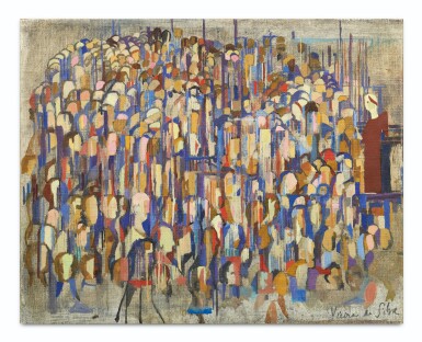 View full screen - View 1 of Lot 166. MARIA-HELENA VIEIRA DA SILVA | LA PRÉDICATION DE SAINT-ANTOINE.