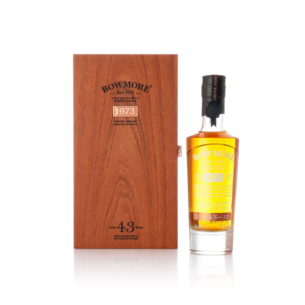 View full screen - View 1 of Lot 7054. Bowmore 43 Year Old 43.2 abv 1973 (1 BT70).