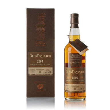 View full screen - View 1 of Lot 166. The Glendronach 12 Year Old 56.5 abv 2007 .