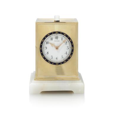 View full screen - View 1 of Lot 40. Enamel, agate and moonstone pendulette | Pendulette in smalto, agata e pietra di luna.