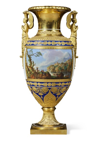 View full screen - View 1 of Lot 126. A Rare and Impressive Porcelain Vase, Imperial Porcelain Factory, St Petersburg, period of Nicholas I (1825-1855), 1834.
