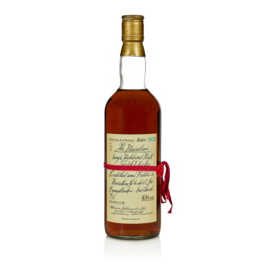 View full screen - View 1 of Lot 11. The Macallan Handwritten Label 43.0 abv 1938 (1 BT 75cl).
