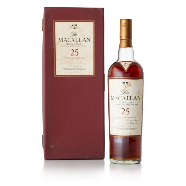 View full screen - View 1 of Lot 6025. The Macallan 25 Year Old Sherry Oak 43.0 abv NV (1 BT70).