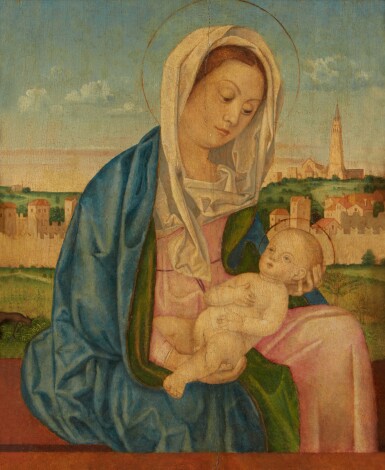View full screen - View 1 of Lot 307. Madonna and Child.
