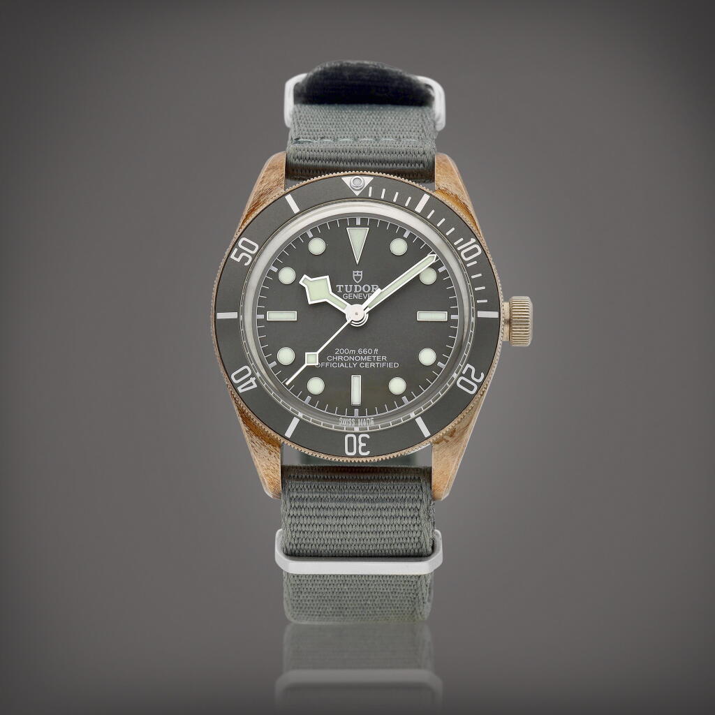 View full screen - View 1 of Lot 8755. Black Bay, Reference 79010 | A silver wristwatch, Circa 2021 | 帝舵 | Black Bay 型號79010 | 銀製腕錶,約2021年製.
