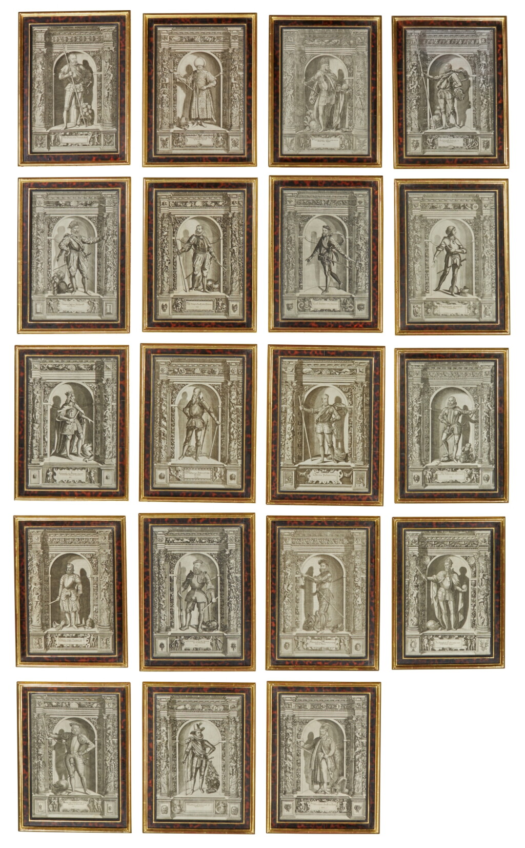 View full screen - View 1 of Lot 139. A set of 76 engravings by Jacob Schrenck von Notzing (1539-1614), published Innsbruck, 1603.