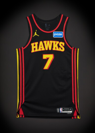 View full screen - View 1 of Lot 50. Nickeil Alexander-Walker Atlanta Hawks 2026 NBA Playoffs Eastern Conference Round 1 Game Worn Statement Edition Jersey | Game 1 | Matched to 2 Games .
