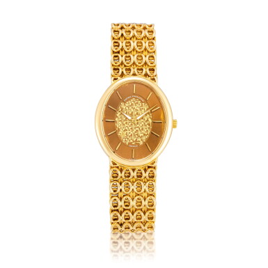 View full screen - View 1 of Lot 8054. Reference 3598/1 | A yellow gold bracelet watch, Circa 1970 | 百達翡麗 | 型號3598/1 | 黃金鏈帶腕錶,約1970年製.