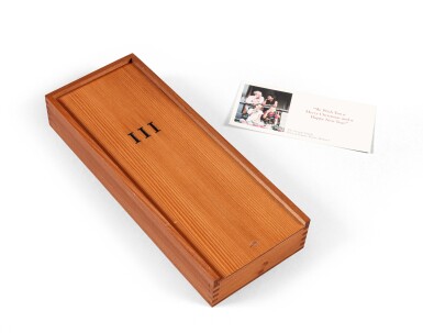 View full screen - View 1 of Lot 380. III (Three Wishbones in a Wood Box).