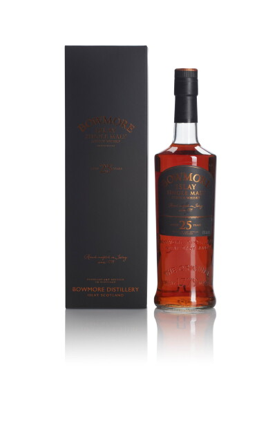 View full screen - View 1 of Lot 174. Bowmore 25 Year Old 43.0 abv NV.