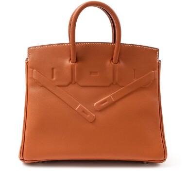 View full screen - View 1 of Lot 12. Limited Edition Gold Swift Shadow Birkin 25, 2022.