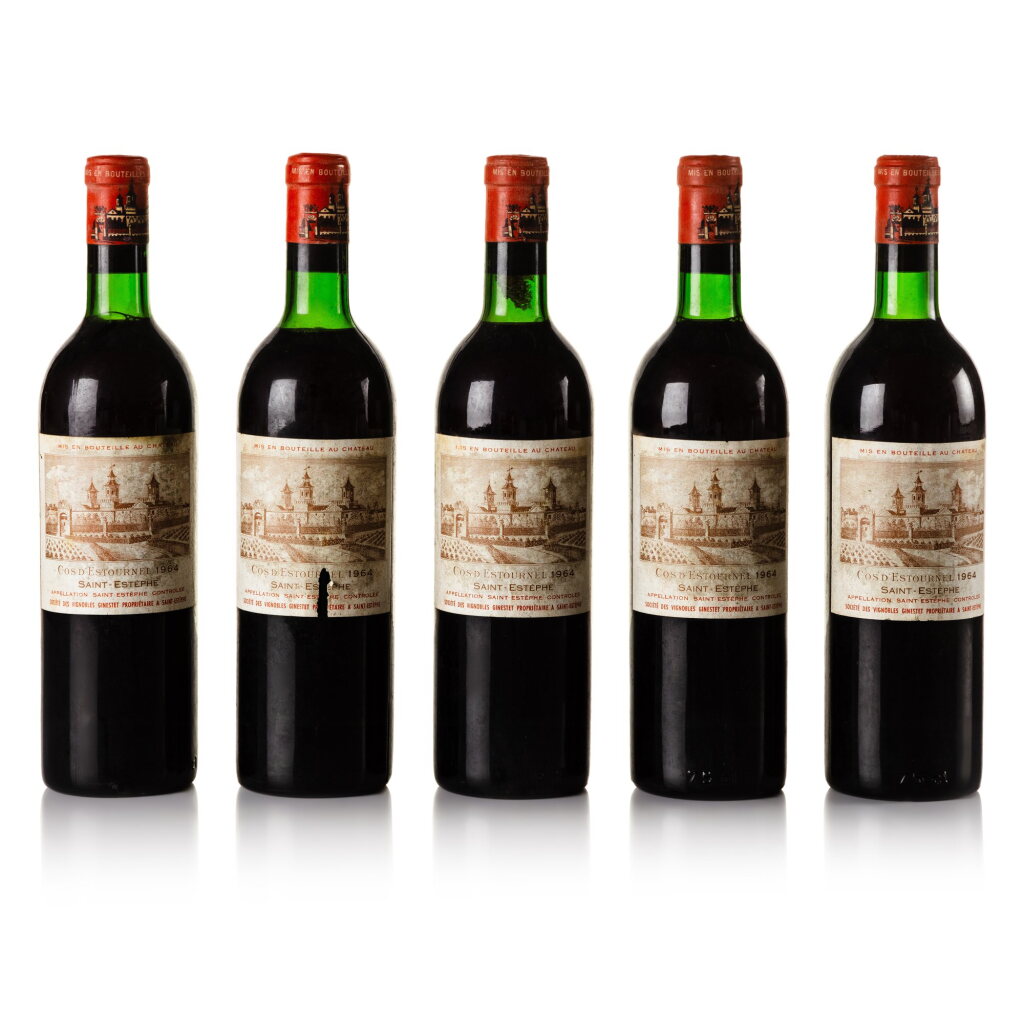 View full screen - View 1 of Lot 70. Château Cos d'Estournel 1964 (5 BT).