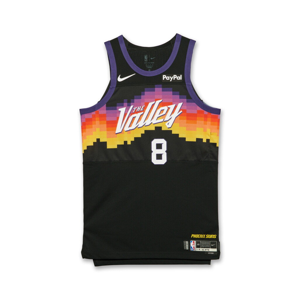 View full screen - View 1 of Lot 35. Grayson Allen Phoenix Suns 2025-2026 Game Worn City Edition Jersey.