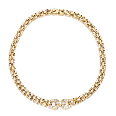 View full screen - View 1 of Lot 2799. ‘Maillon Panthère’ Diamond Necklace | 卡地亞 | ‘Maillon Panthère’ 鑽石項鏈.