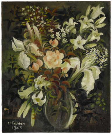 View full screen - View 1 of Lot 114. MARY FEDDEN, R.A. | FLOWERS.
