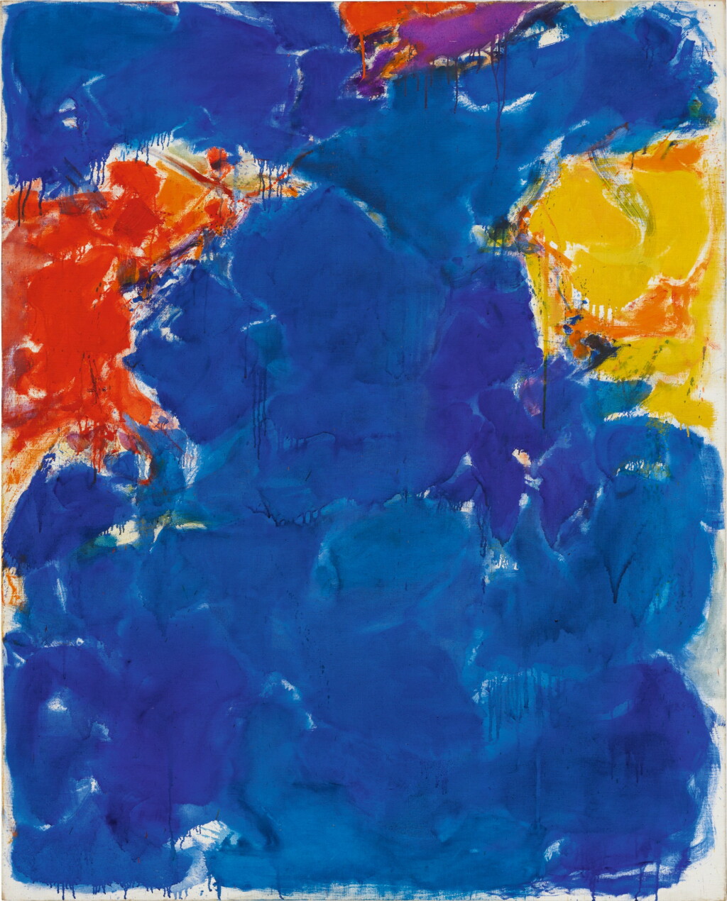View full screen - View 1 of Lot 111. SAM FRANCIS | DEEP BLUE, YELLOW, RED .