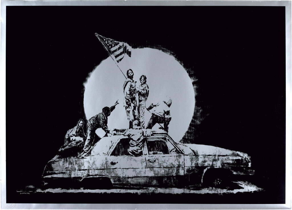 View full screen - View 1 of Lot 22. Flag (Silver) .
