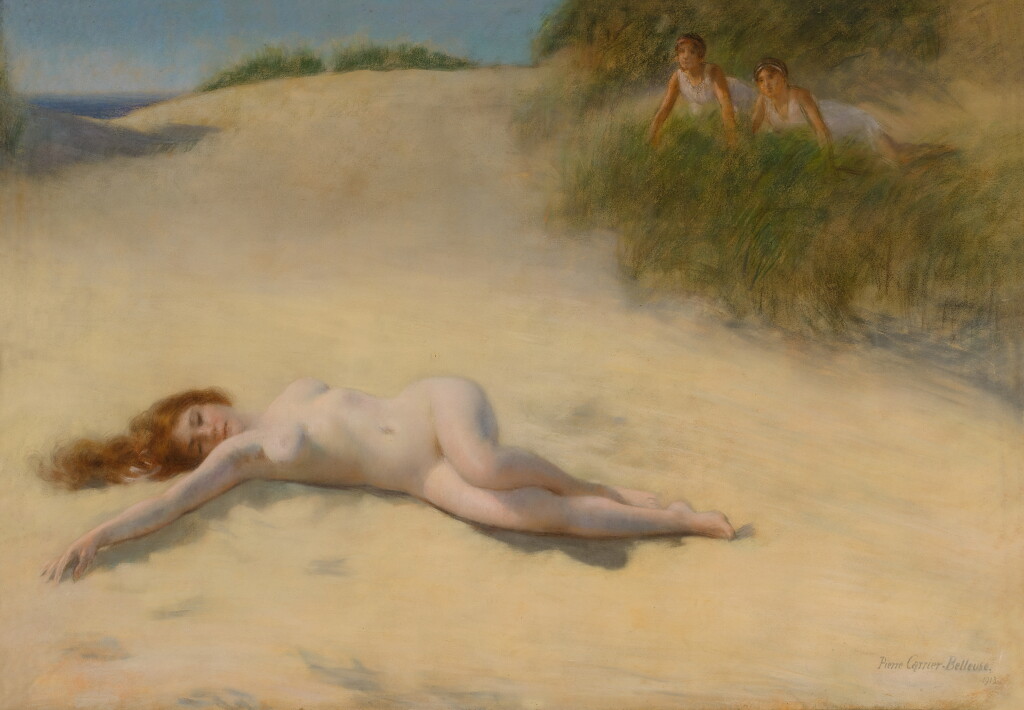 View full screen - View 1 of Lot 2270. Nu Endormi sur la Plage.