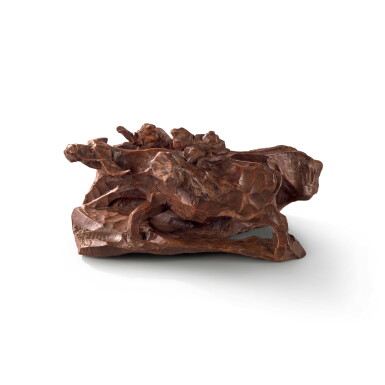 View full screen - View 1 of Lot 250. Ju Ming 朱銘 | Buffalo & Cowboys 水牛與牧童.