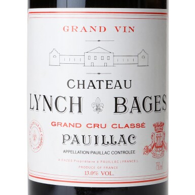 View full screen - View 1 of Lot 676. CHÂTEAU LYNCH BAGES 2000.