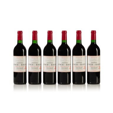 View full screen - View 1 of Lot 12. Château Lynch-Bages 1995 (6 BT).