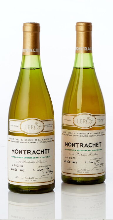 View full screen - View 1 of Lot 3021. Montrachet 1982 Domaine de la Romanée-Conti (2 BT).