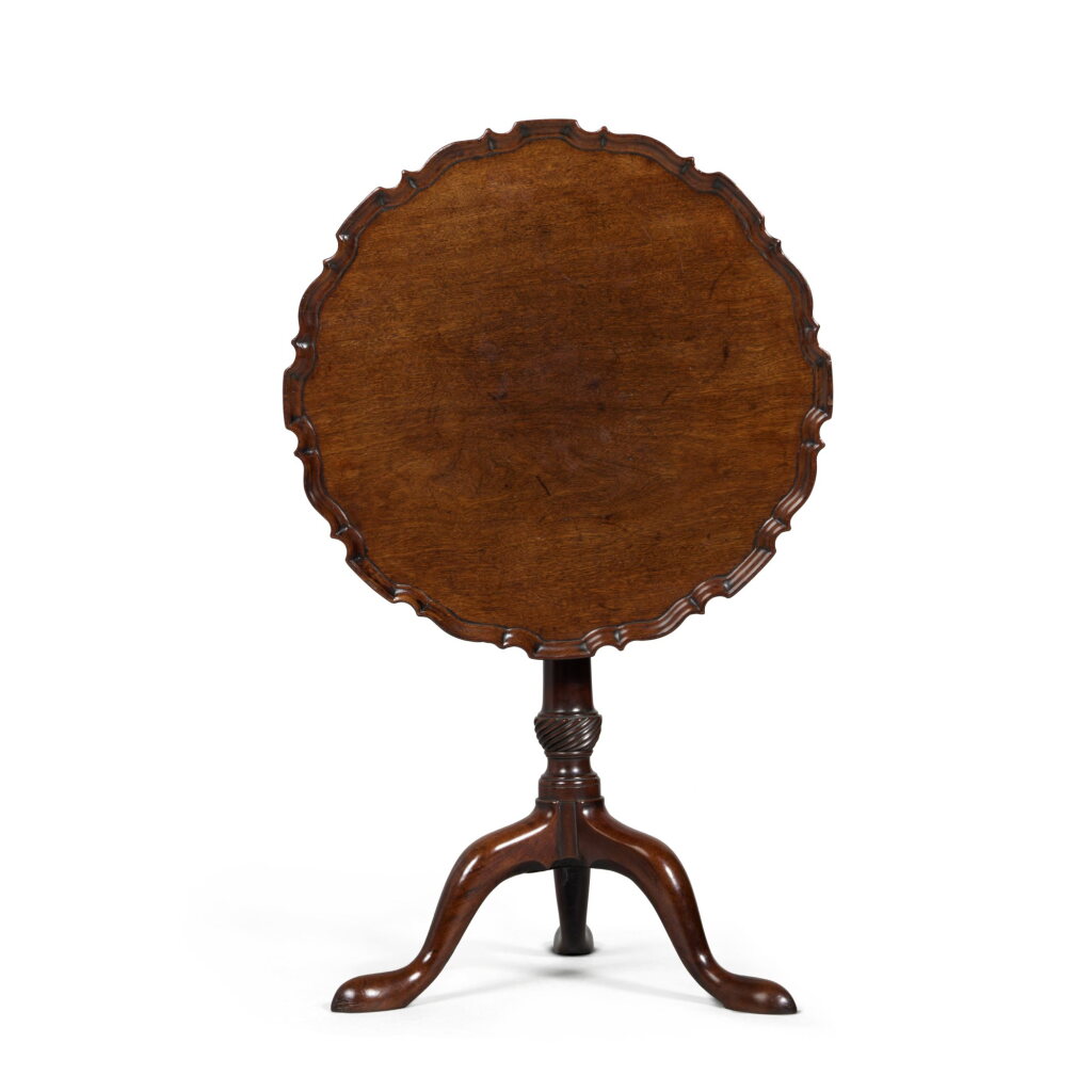 View full screen - View 1 of Lot 213. A George III Circular Mahogany Tilt-Top Table, Circa 1760.