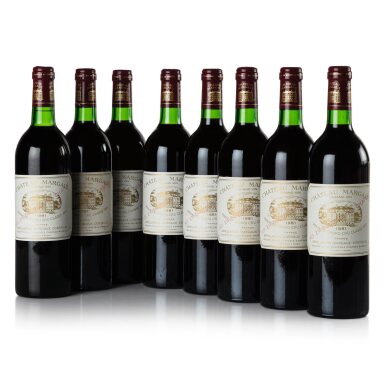 View full screen - View 1 of Lot 12. Château Margaux 1981 (8 BT).