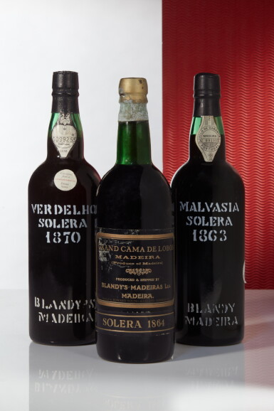 View full screen - View 1 of Lot 141. Verdelho Solera 1870 Blandy (1 BT).