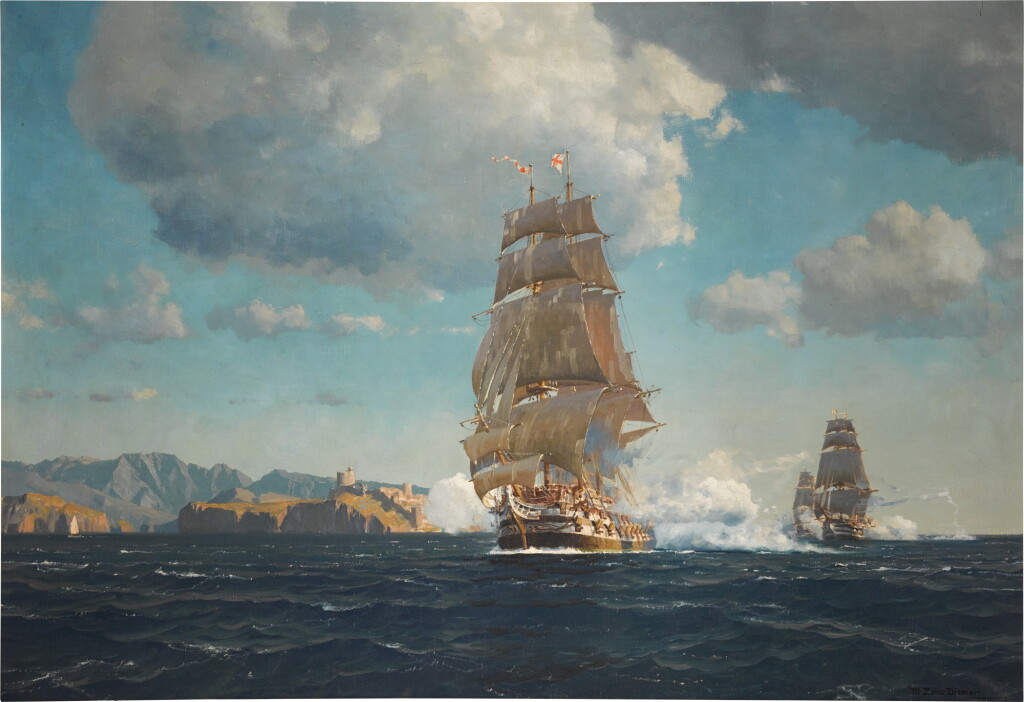 View full screen - View 1 of Lot 109. Battle on High Seas.