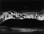 'Winter Sunrise, Sierra Nevada, from Lone Pine, California'
