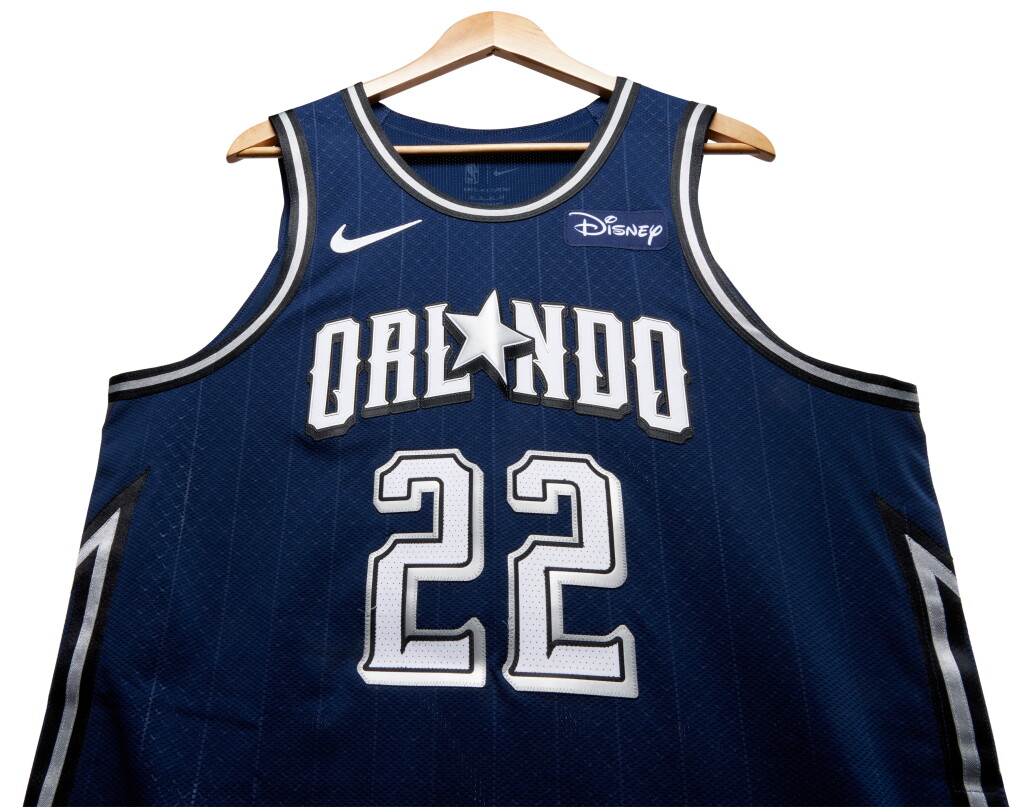 View full screen - View 1 of Lot 84. Franz Wagner Orlando Magic 2023-2024 In-Season Tournament Game Worn City Edition Jersey.