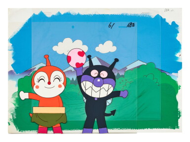 View full screen - View 1 of Lot 43. ANPANMAN BY TELECOM ANIMATION FILM 麵包超人 by 電信動畫電影 | DOKINCHAN AND BAIKINMAN ANIMATION CEL 紅精靈和細菌人動畫手稿.