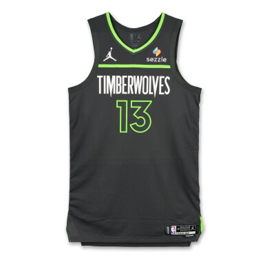 View full screen - View 1 of Lot 54. Ayo Dosunmu Minnesota Timberwolves 2026 NBA Playoffs Western Conference Round 1 Game Worn Statement Edition Jersey | Game 1 .