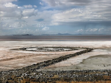 View full screen - View 1 of Lot 591. Robert Smithson's Spiral Jetty, Utah.