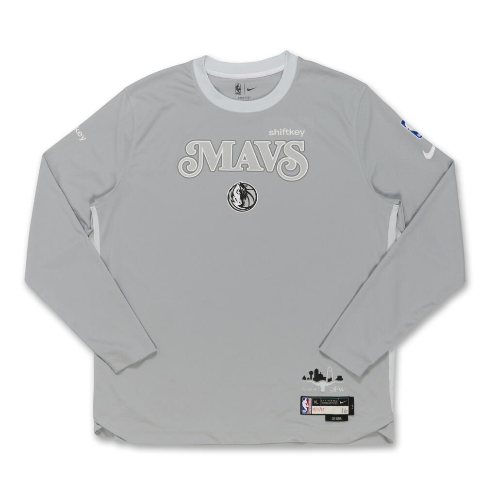 View full screen - View 1 of Lot 128. Caleb Martin Dallas Mavericks 2024-2025 City Edition Warmup Set .