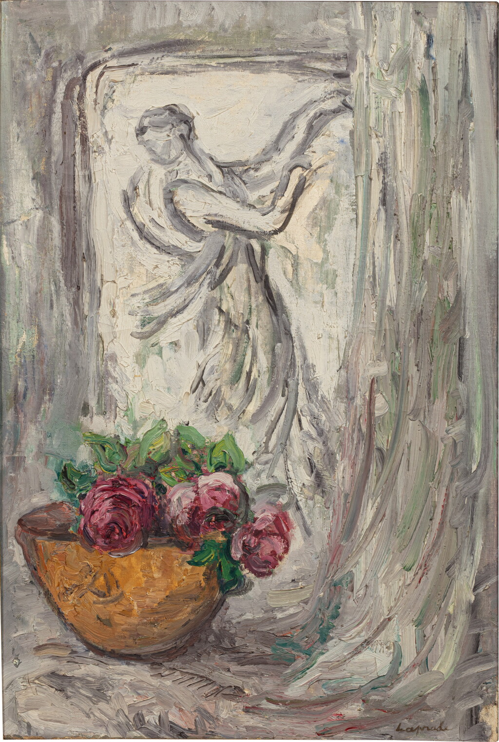 View full screen - View 1 of Lot 24. Roses et bas-relief.