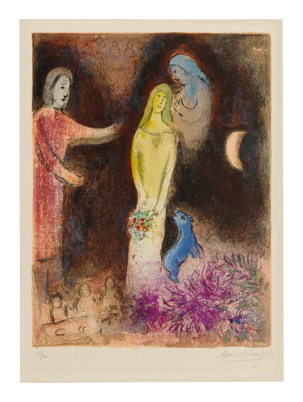 View full screen - View 1 of Lot 26. MARC CHAGALL | CHLOE IS DRESSED AND BRAIDED BY CLEARISTE (M. 345; SEE C. BKS. 46).