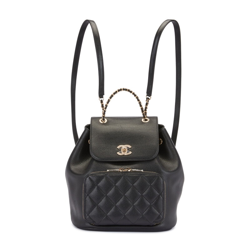 chanel mini business affinity backpack Caviar Small LSC INC Chanel Grey Caviar Mini Business