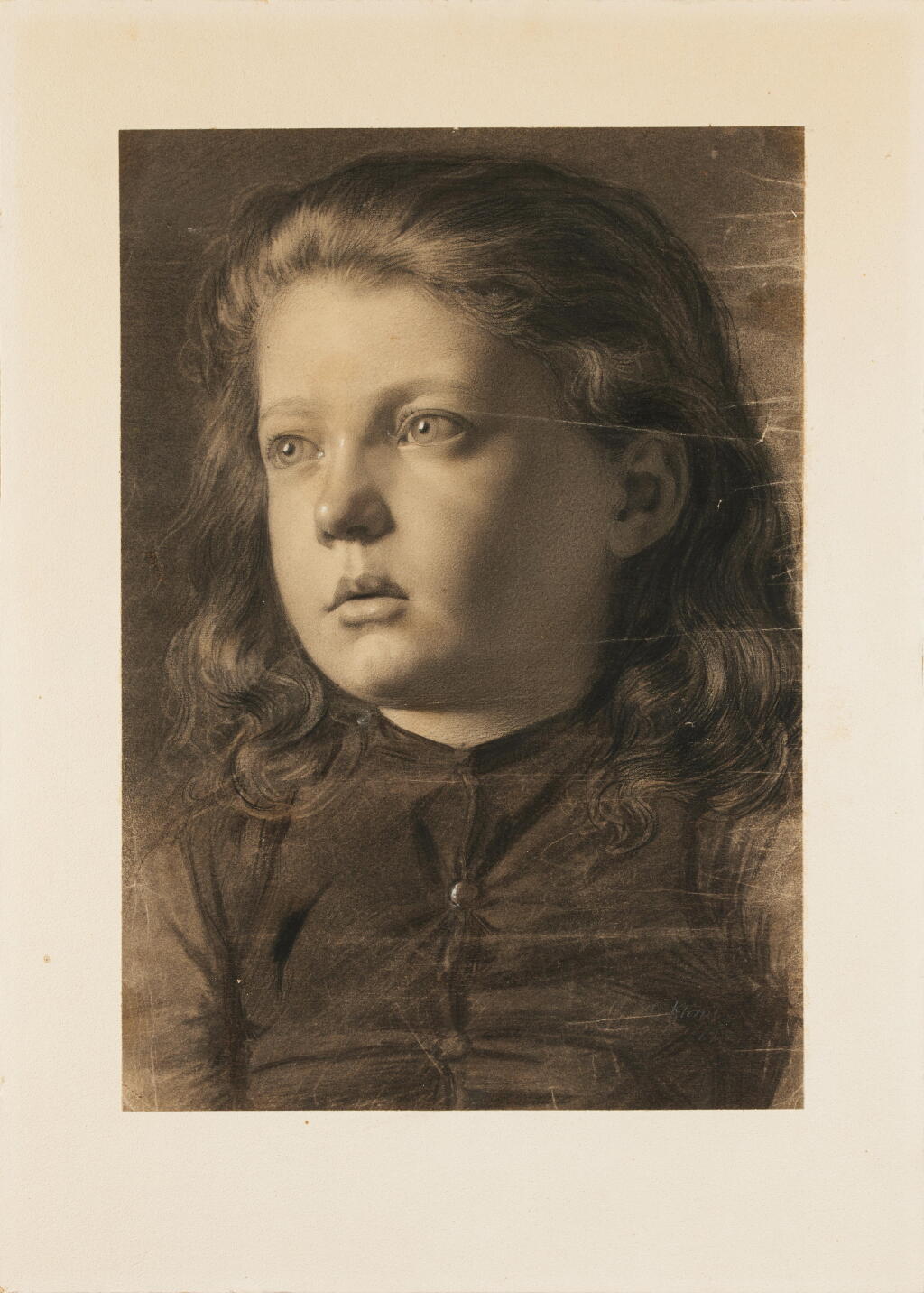 View full screen - View 1 of Lot 58. Mädchenportrait (Portrait of a girl).
