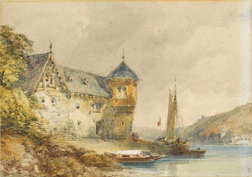 View full screen - View 1 of Lot 64. On the River Rhine.