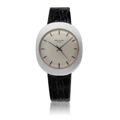 View full screen - View 1 of Lot 187. PATEK PHILIPPE | REF 3580 STAINLESS STEEL WRISTWATCH CIRCA 1975.