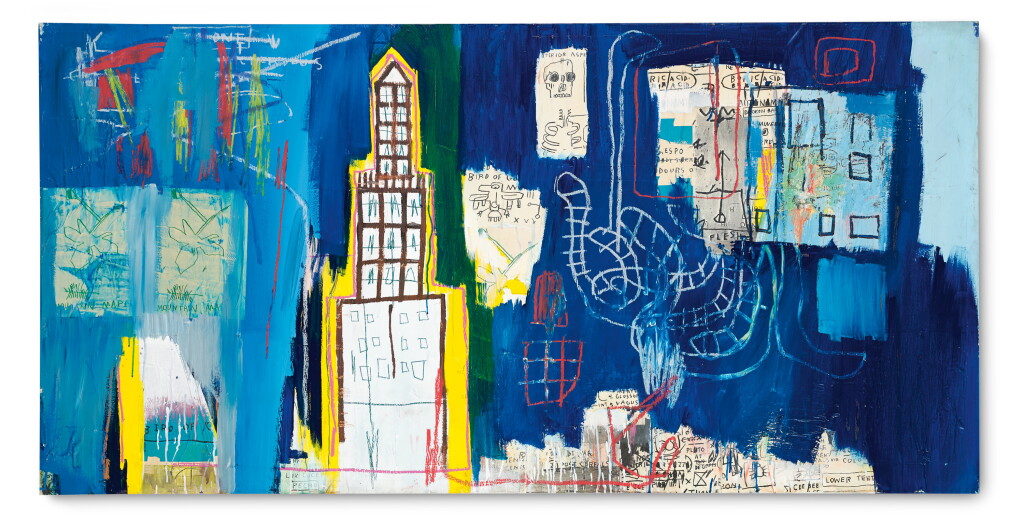 View full screen - View 1 of Lot 105. JEAN-MICHEL BASQUIAT | JUSTCOME SUIT.