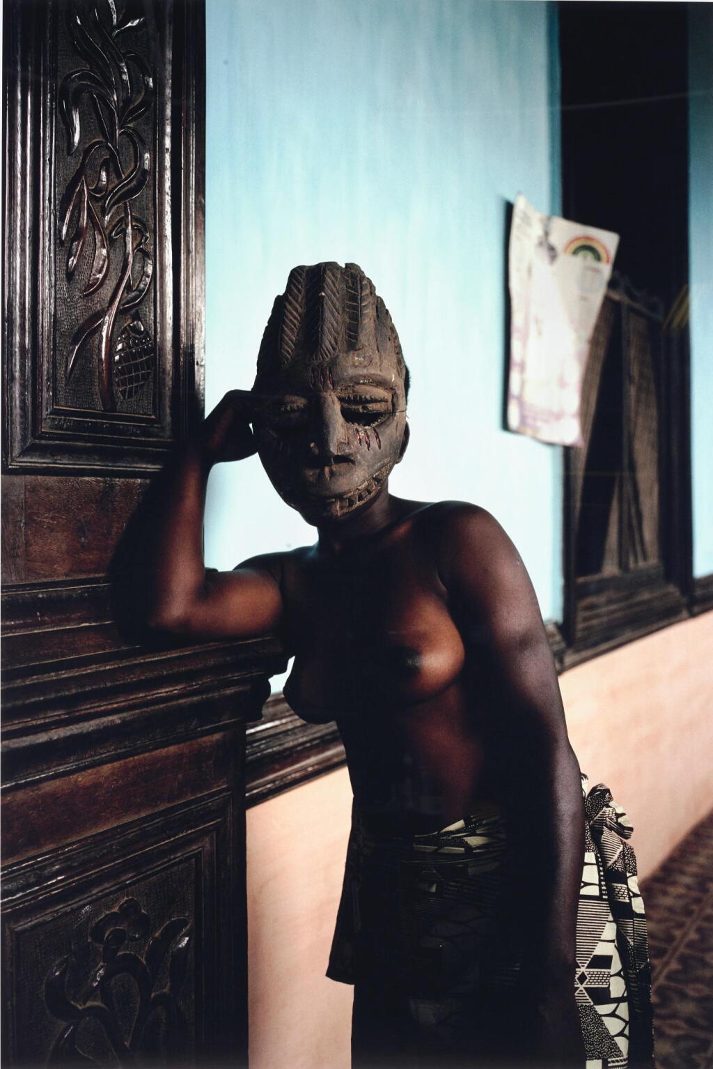 View full screen - View 1 of Lot 38. LEONCE RAPHAEL AGBODJELOU | UNTITLED, DESMOISELLES DE PORTO-NOVO SERIES, 2012.