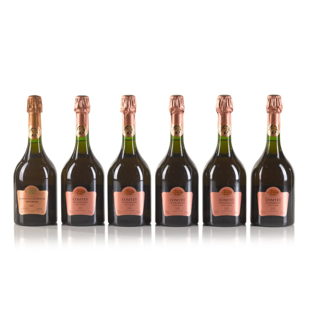 View full screen - View 1 of Lot 871. Taittinger, Comtes de Champagne Rosé 2005 (6 BT).